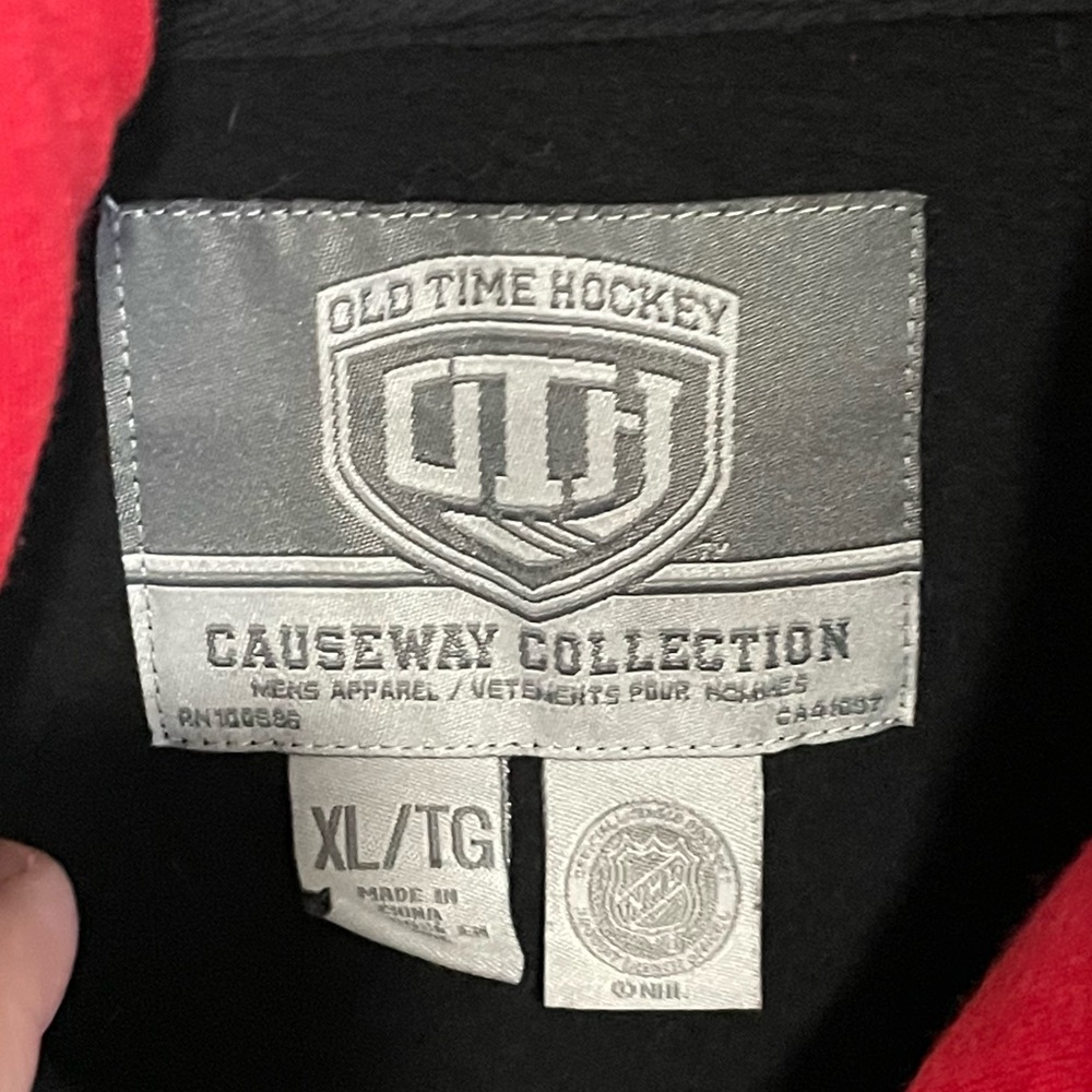 Old Time Hockey Chicago Blackhawks Hooded Jacket Men XL - Picture 5 of 6